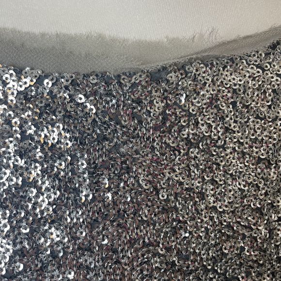 RARE ASO Alexis in Schitt’s Creek Zara Sequin Size Medium Embroidered Dress TV - Picture 12 of 16